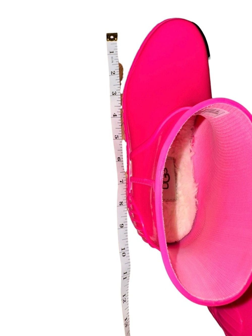 UGG Drizlita Kids Waterproof Ankle Rain Boot Pink Taffy Size 2 NWT - Picture 7 of 10